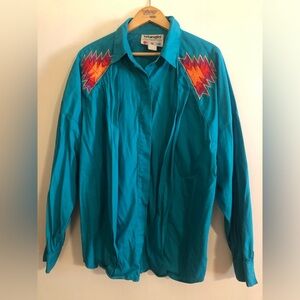 Vintage Wrangler Button Up